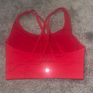 Red Lululemon Energy Longline Bra! Size 6! BRAND NEW NEVER WORN!